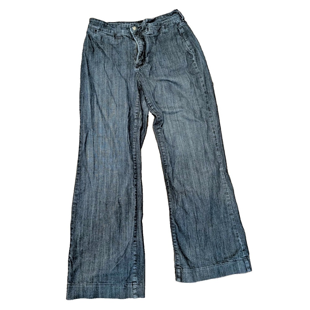 NYDJ Womens Jeans Blue Denim Classic Straight Leg Dark Wash Size 8 Style 1803